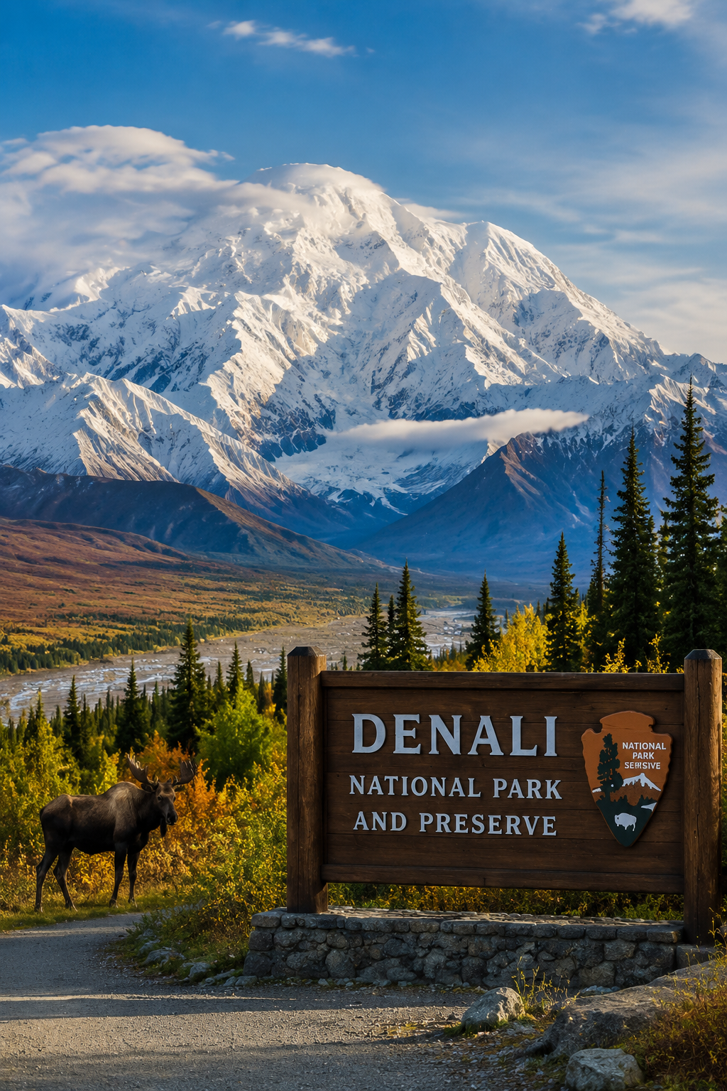 Discover Denali National Park in Alaska, home to North America's tallest peak, incredible wildlife, scenic bus tours, hiking trails