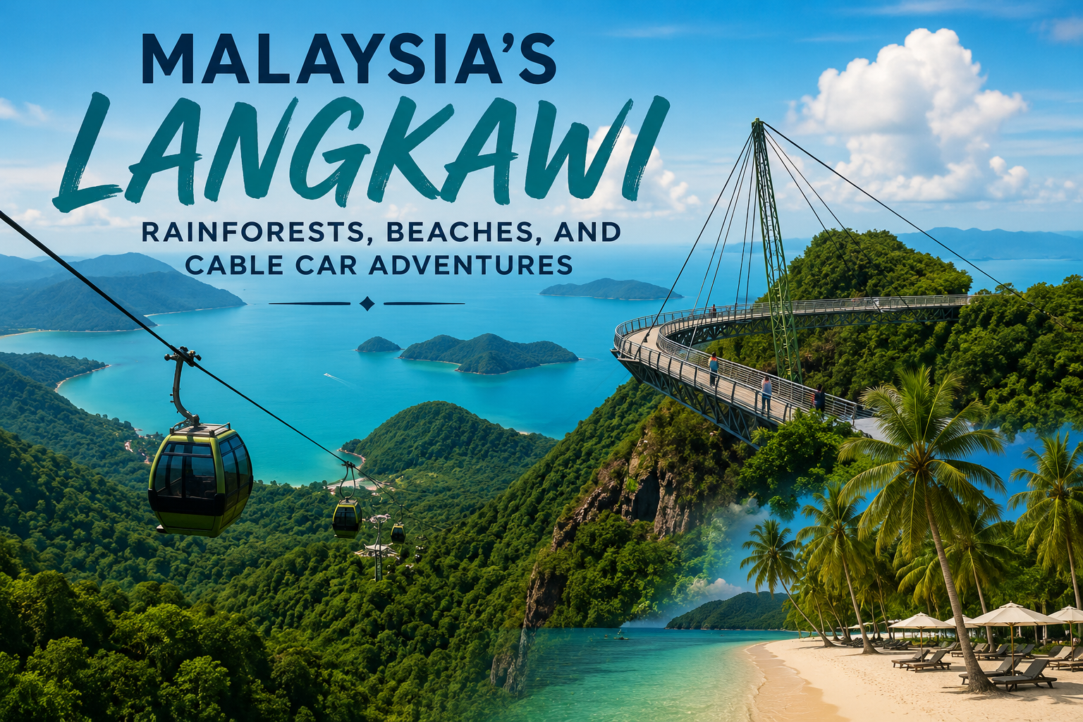 Malaysia's Langkawi showcasing emerald rainforests