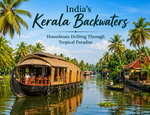 India’s Kerala Backwaters: Houseboats Drifting