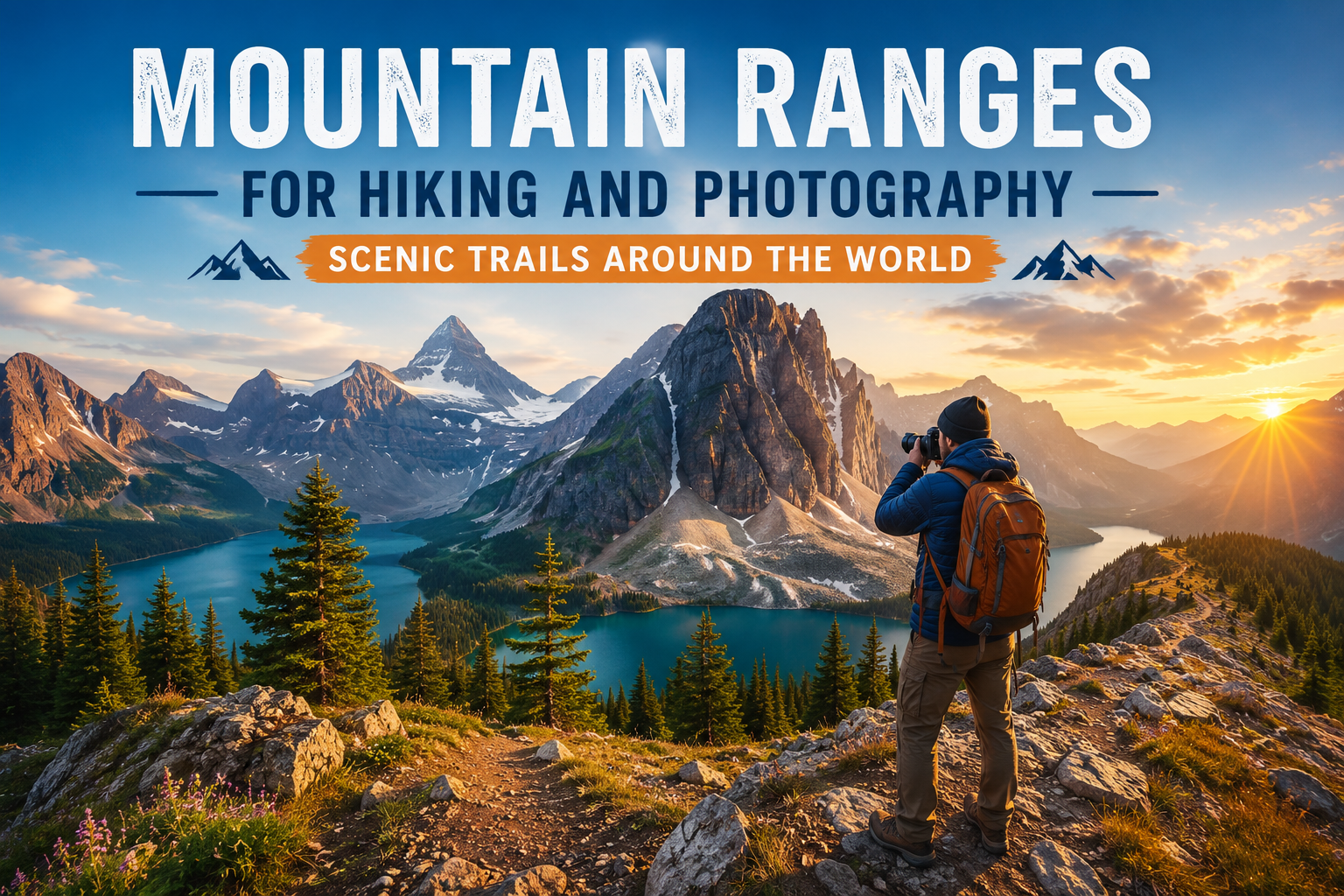 Mountain ranges for hiking and photography