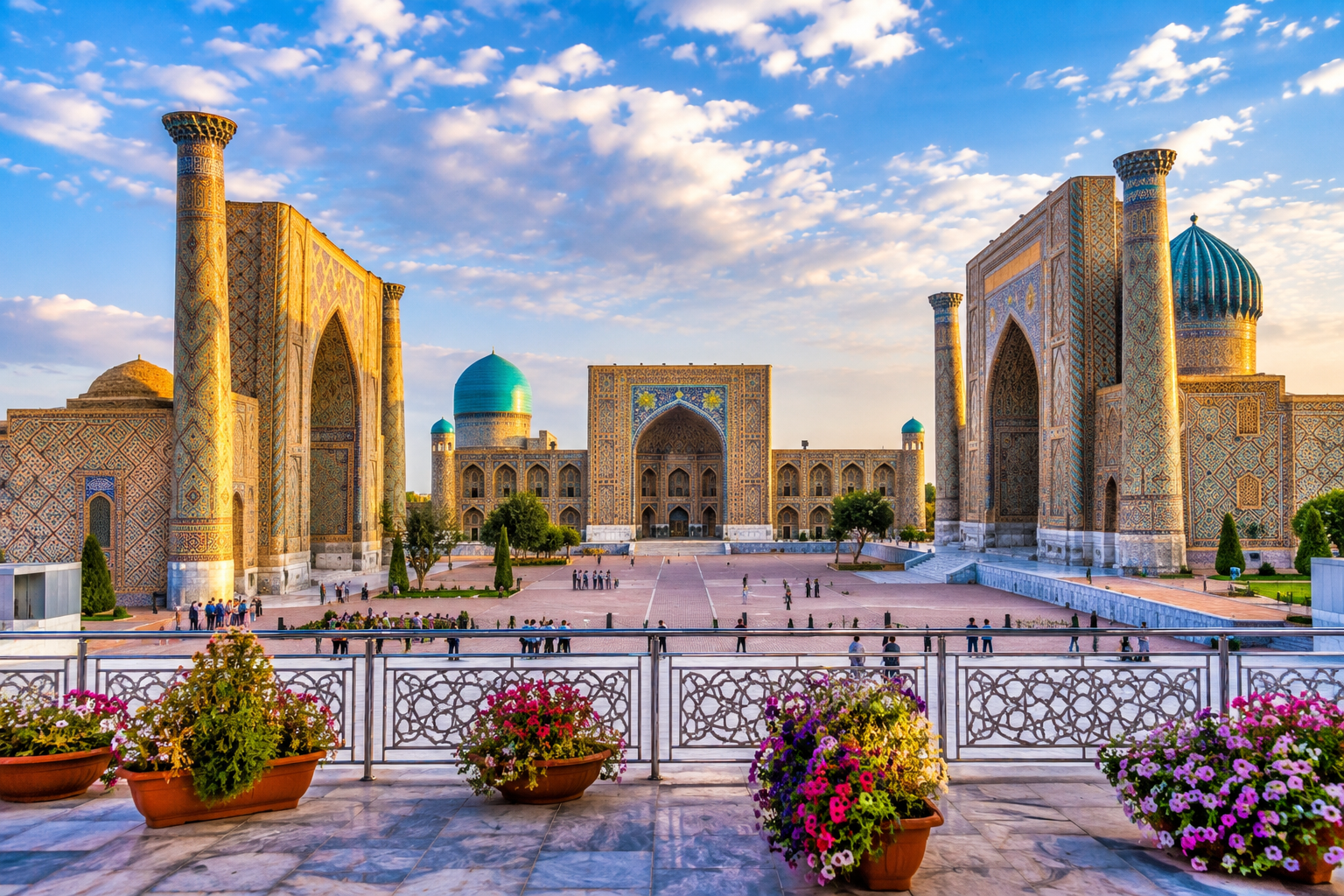 Uzbekistan’s Samarkand featuring turquoise-domed mosques, Registan Square, colorful mosaics, and most-beautiful-islands-to-visit