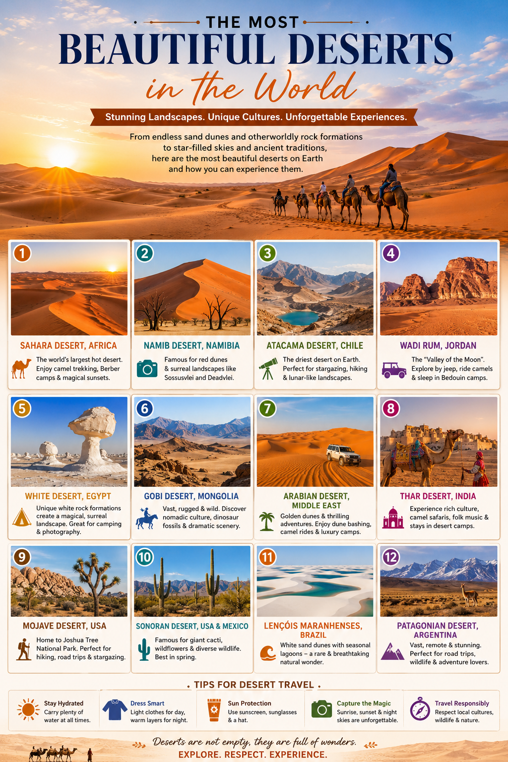 most beautiful deserts in the world